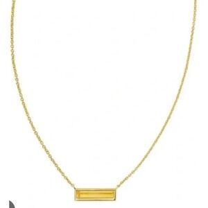 Kendra Scott Paisleigh Pendant Necklace Yellow Stone